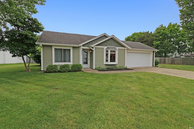 3847 Lodi Ln, Lafayette, IN 47905 - view of front facade with driveway, roof with shingles, and a garage
