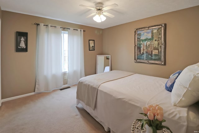 3847 Lodi Ln, Lafayette, IN 47905 - bedroom featuring light carpet and ceiling fan