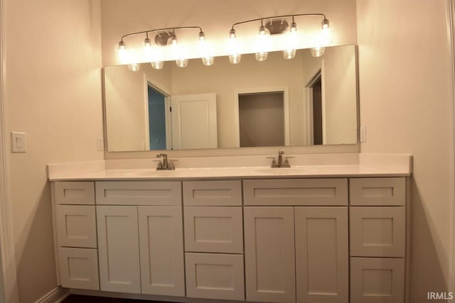 146 Hayloft Dr, West Lafayette, IN 47906 - bathroom featuring double vanity