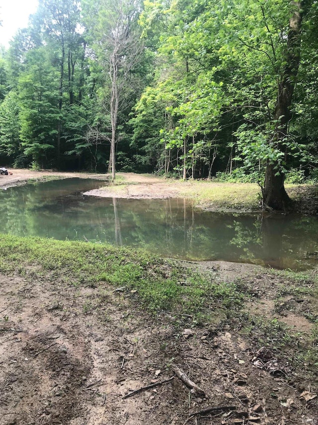 13687 E Ivan Ct, Bloomington, IN 47403 - view of yard featuring a water view and a view of trees
