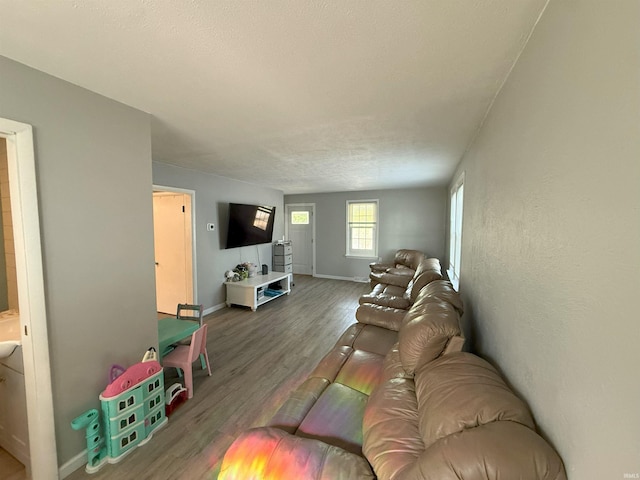 1814 S Douglas St, South Bend, IN 46613 - living room with wood finished floors and baseboards