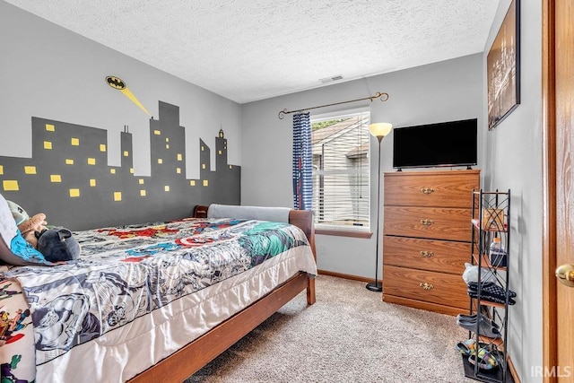 3317 Jacob Pl, Lafayette, IN 47909 - bedroom with carpet flooring and a textured ceiling