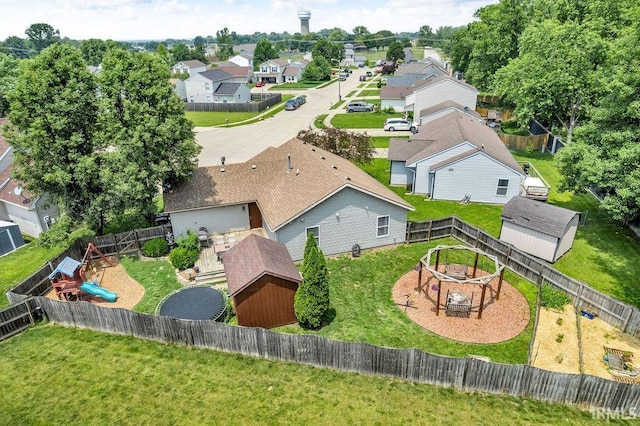 3317 Jacob Pl, Lafayette, IN 47909 - aerial perspective of suburban area