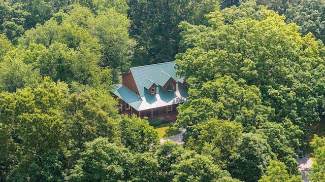 5618 N 725 E, Fremont, IN 46737 - view of subject property with a heavily wooded area