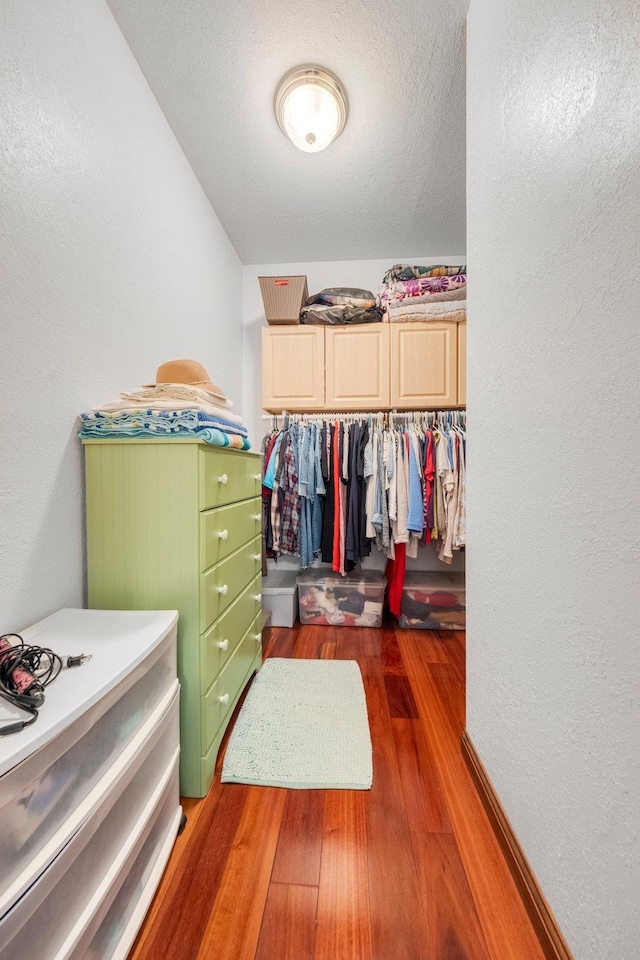 5618 N 725 E, Fremont, IN 46737 - walk in closet with dark wood-style flooring