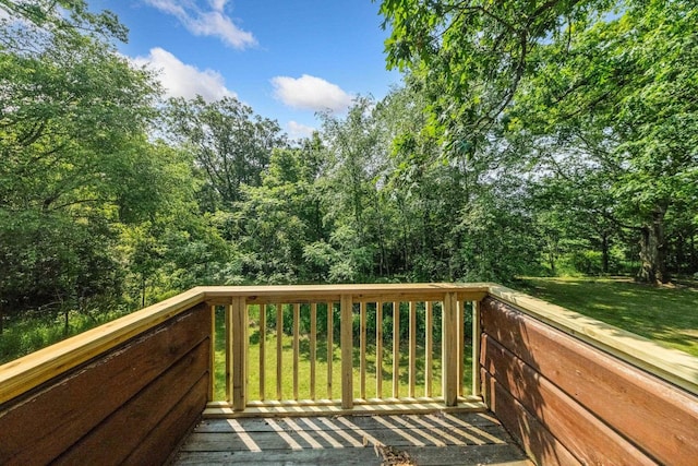 5618 N 725 E, Fremont, IN 46737 - view of wooden deck