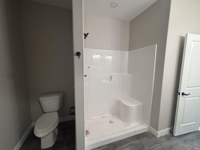 1544 Cananea Way, Fort Wayne, IN 46845 - bathroom with a shower stall and a textured ceiling