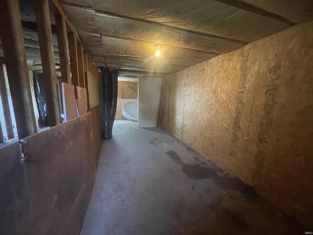 1210 Liberty St, Logansport, IN 46947 - view of unfinished basement