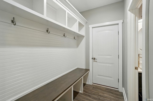 126 Tumbling Stone Ct, Fort Wayne, IN 46845 - mudroom featuring dark wood-type flooring