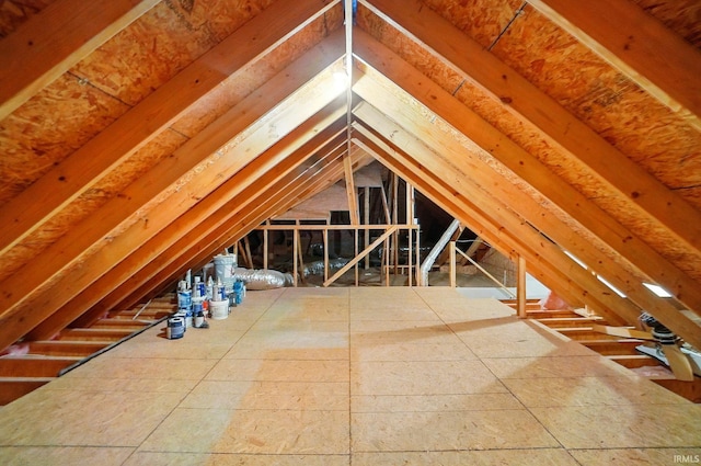 126 Tumbling Stone Ct, Fort Wayne, IN 46845 - view of unfinished attic