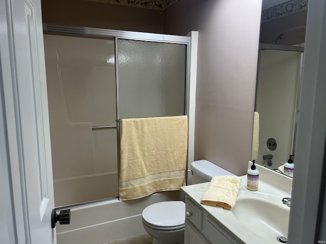 4501 N Wheeling Ave, Muncie, IN 47304 - full bathroom featuring vanity and combined bath / shower with glass door