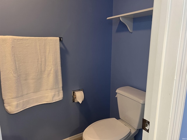 4501 N Wheeling Ave, Muncie, IN 47304 - bathroom with toilet and baseboards