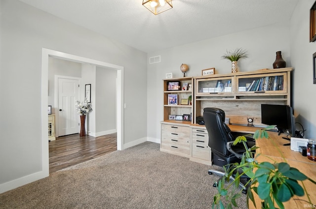 907 Switchfoot Dr, Huntertown, IN 46748 - home office featuring carpet and baseboards