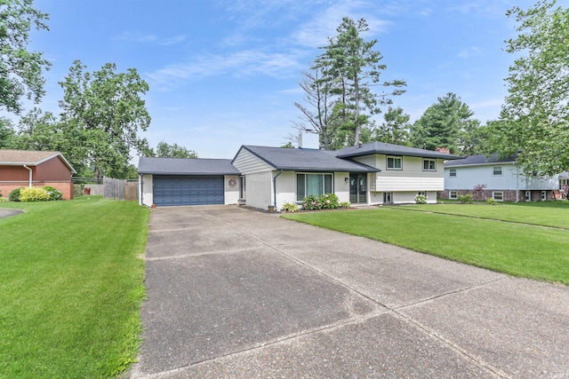 867 Park Plaza Dr, Evansville, IN 47715 - split level home with driveway, brick siding, and a garage