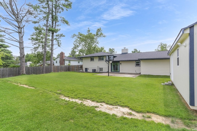 867 Park Plaza Dr, Evansville, IN 47715 - back of house with a patio area and a chimney