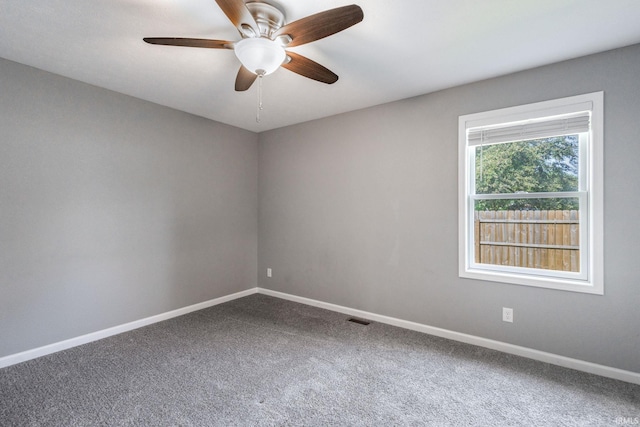 509 Janewood Ct, Goshen, IN 46526 - carpeted empty room featuring baseboards and a ceiling fan