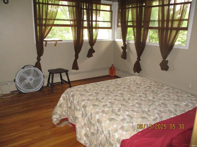 8487 N Old Highway 231st Rd, Linden, IN 47955 - bedroom featuring wood finished floors and baseboards