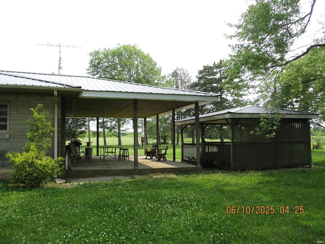 8487 N Old Highway 231st Rd, Linden, IN 47955 - view of community with a gazebo and a yard