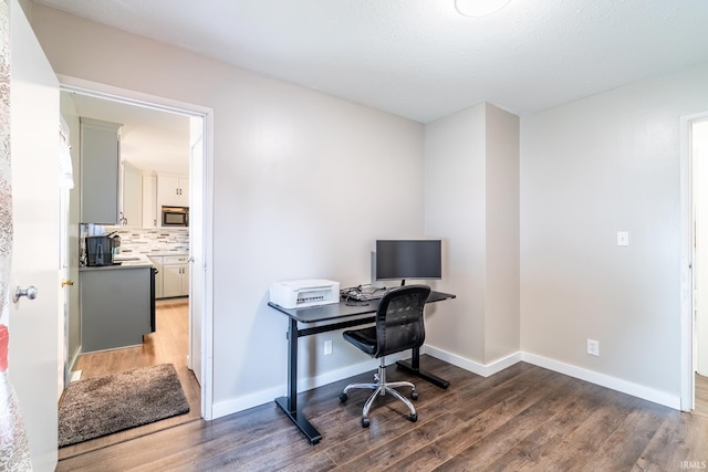 1703 Frantz Dr, North Manchester, IN 46962 - home office featuring wood finished floors and baseboards