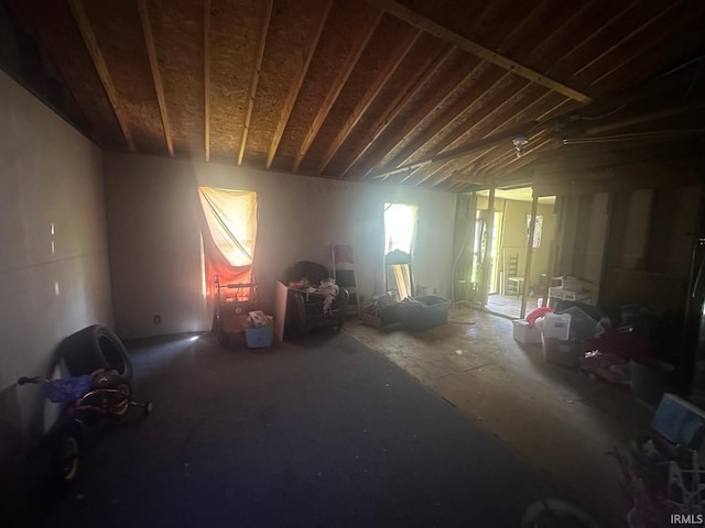 126 Cook St, Jasonville, IN 47438 - misc room featuring a garage