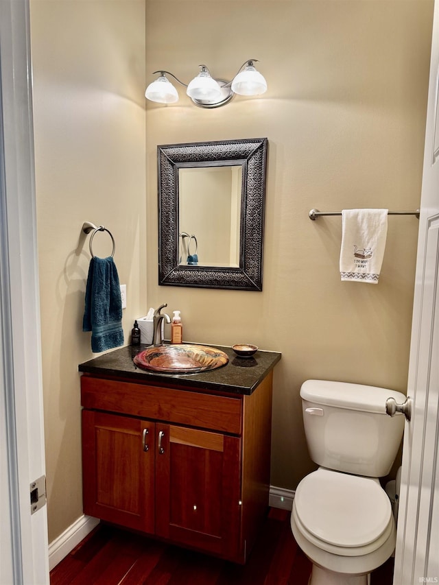 3638 Swansea Dr, West Lafayette, IN 47906 - bathroom featuring vanity and wood finished floors