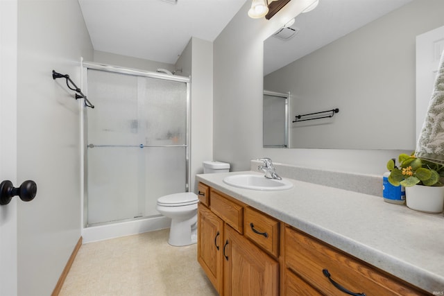 5371 Bear Creek Pass, Auburn, IN 46706 - bathroom with vanity and a shower stall