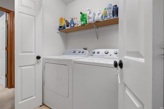 5371 Bear Creek Pass, Auburn, IN 46706 - washroom with washer and clothes dryer