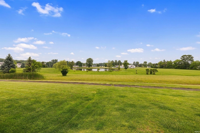 5371 Bear Creek Pass, Auburn, IN 46706 - view of grassy yard with a water view