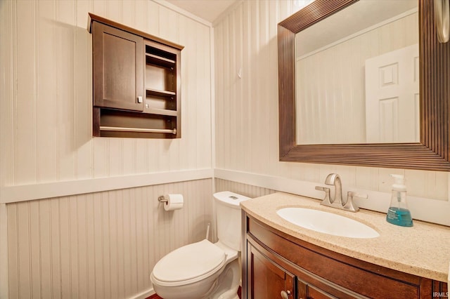 4539 N Shadow Wood Dr, Bloomington, IN 47404 - half bath with vanity and toilet