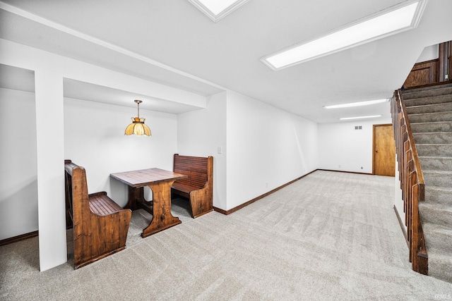 17112 Ridgefield Ct, Granger, IN 46530 - finished below grade area featuring stairs and carpet