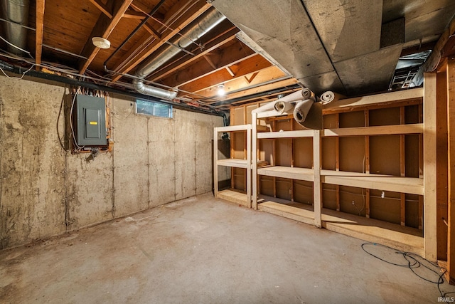 17112 Ridgefield Ct, Granger, IN 46530 - unfinished below grade area featuring electric panel