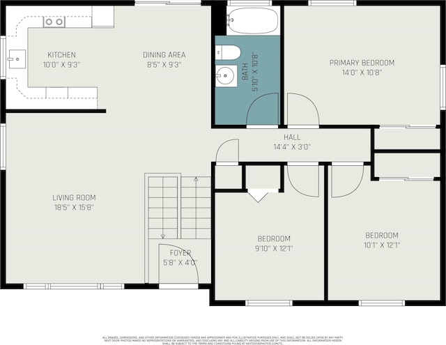 60220 Ruby St, South Bend, IN 46614 - view of property floor plan
