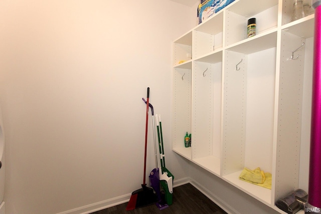13710 Copper Strike Pass, Fort Wayne, IN 46845 - mudroom with dark wood-style flooring and baseboards