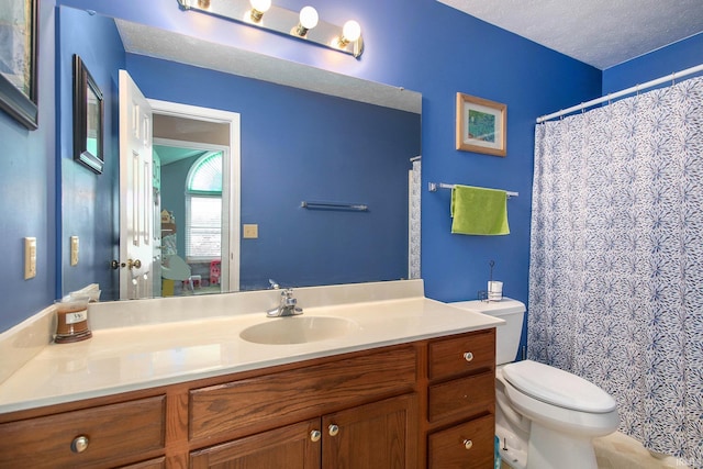 55887 Wild Game Dr, Osceola, IN 46561 - full bathroom with vanity and a shower with shower curtain