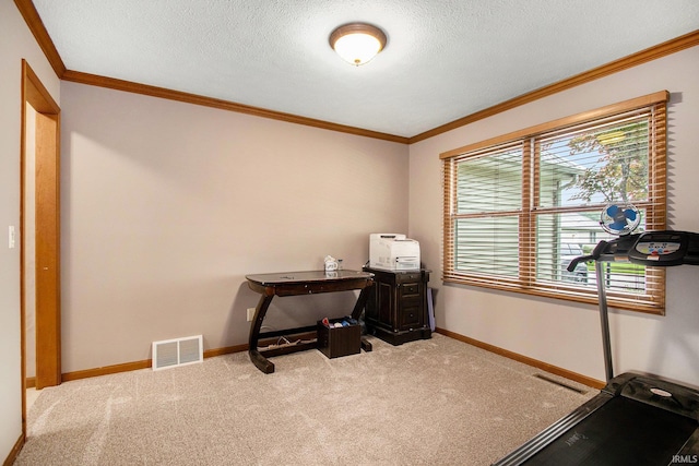 55887 Wild Game Dr, Osceola, IN 46561 - office space with ornamental molding and carpet