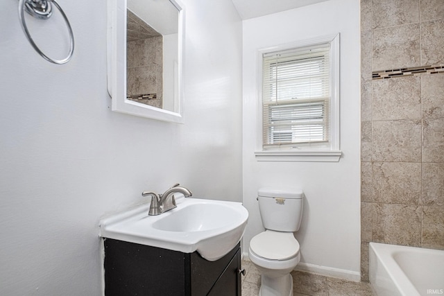 429 S Edison Ave, South Bend, IN 46619 - full bath with vanity and tile patterned flooring