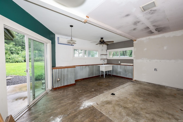 5219 Forest Grove Dr, Fort Wayne, IN 46835 - kitchen featuring ceiling fan and hanging light fixtures