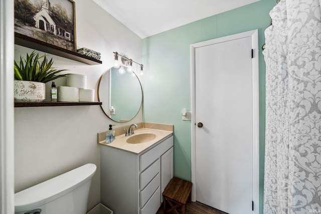 3822 Eastmont Dr, South Bend, IN 46628 - full bath with vanity and wood finished floors