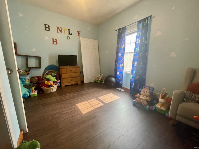 1207 Blackman St, Clinton, IN 47842 - game room featuring wood finished floors