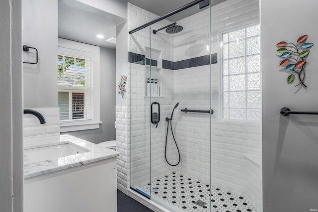 1209 S Jackson St, Auburn, IN 46706 - full bath with vanity and a shower stall