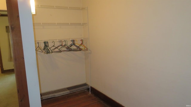 142 W Howard St, Galveston, IN 46932 - spacious closet featuring wood finished floors