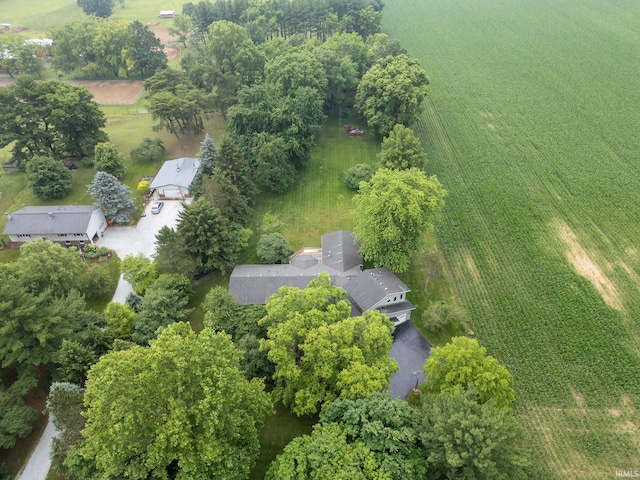2107 W 450 S, Lafayette, IN 47909 - aerial view of sparsely populated area with large plots for crops