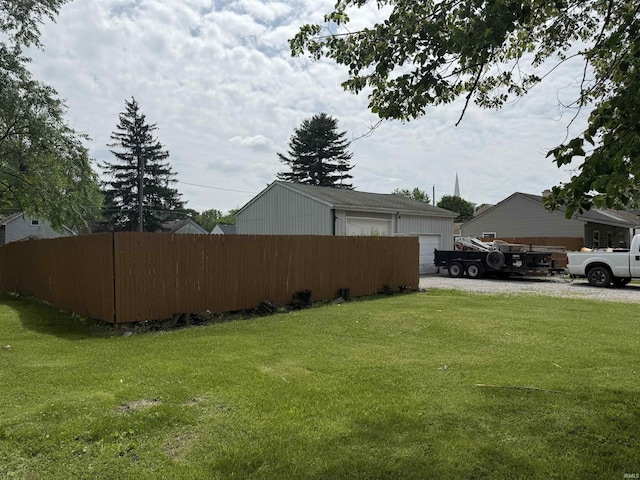 3420 Mccormick Ave, Fort Wayne, IN 46803 - view of yard with a garage