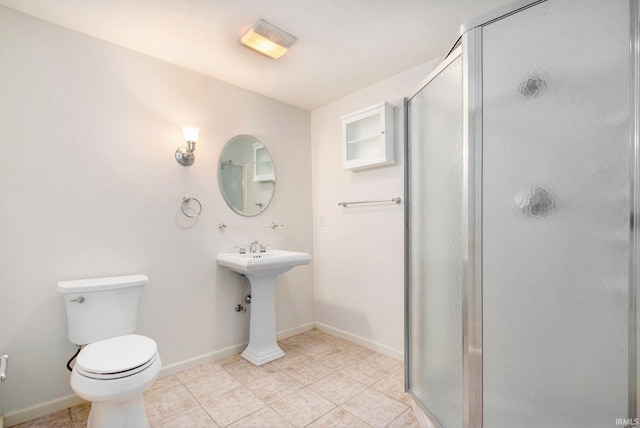16340 Wellington Pkwy, Granger, IN 46530 - full bathroom with a shower stall and tile patterned flooring