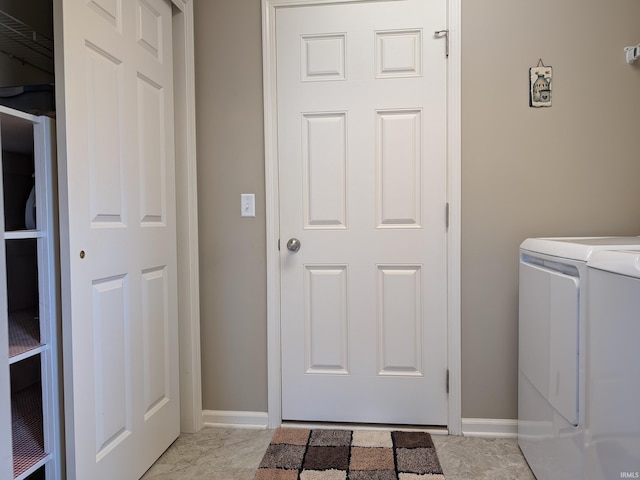 117 Blue Heron Cv, Decatur, IN 46733 - washroom with independent washer and dryer and baseboards