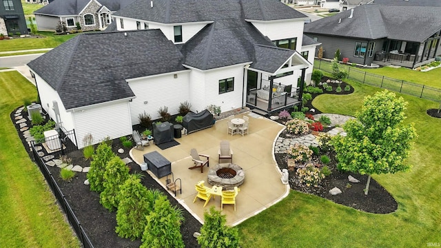 13176 Malfini Trl, Fort Wayne, IN 46845 - aerial perspective of suburban area
