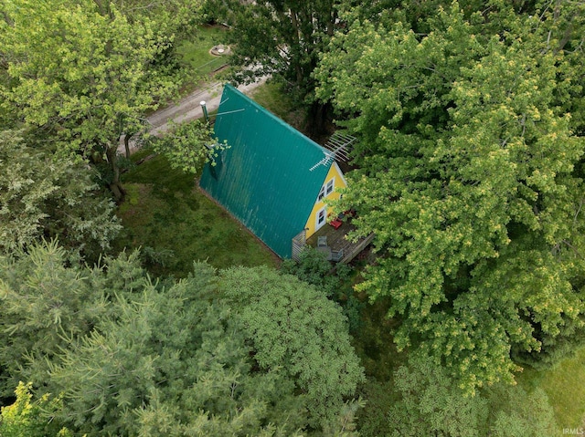 5142 W Corly Ln, Silver Lake, IN 46982 - aerial view of property and surrounding area