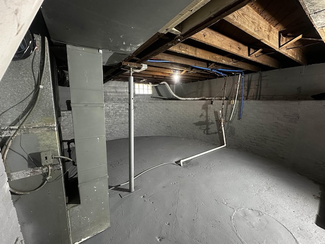 1014 E Donald St, South Bend, IN 46613 - basement with heating unit