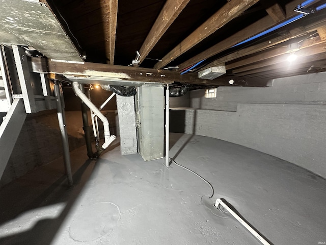 1014 E Donald St, South Bend, IN 46613 - view of unfinished below grade area