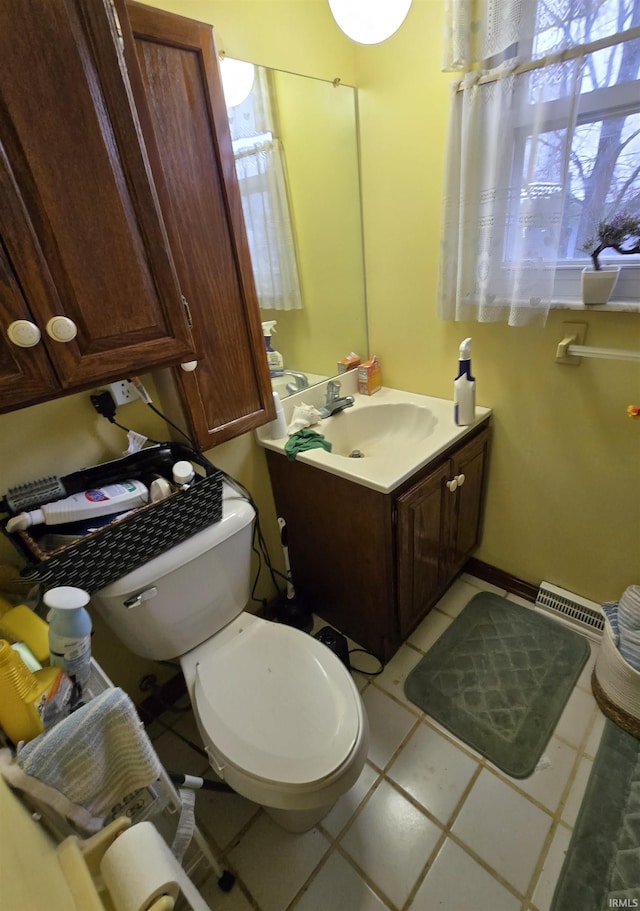 1403 Wilson St, Boonville, IN 47601 - half bathroom with vanity and toilet